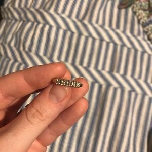 Five stone diamond band